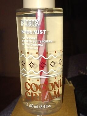 PINK Victoria's Secret Coconut Cream Body Mist - Coconut Cream (Pink)